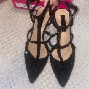 INC jewel kitten heels